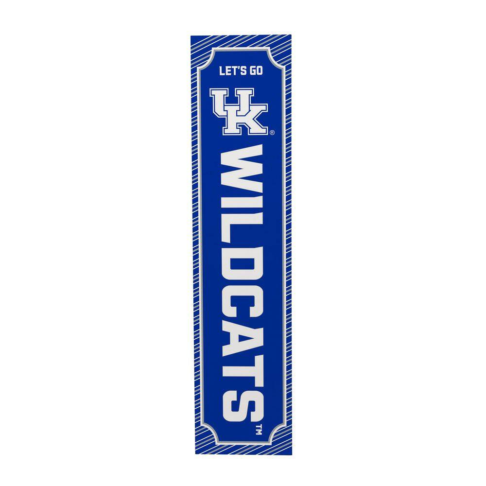 47 In. Double Sided Leaner Porch Sign, University of Kentucky, Winter Seasonal
