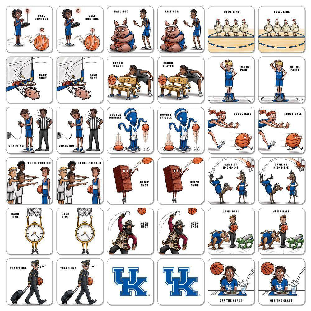 NCAA Kentucky Wildcats Licensed Memory Match Game
