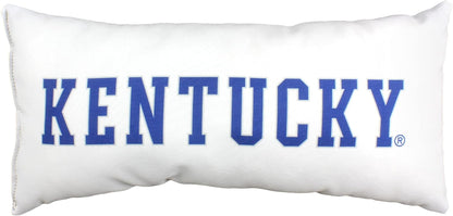 Everything Comfy Kentucky Wildcats 2 Sided Bolster Small Travel Pillow Decorative Pillow 16 X 6