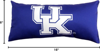 Everything Comfy Kentucky Wildcats 2 Sided Bolster Small Travel Pillow Decorative Pillow 16 X 6