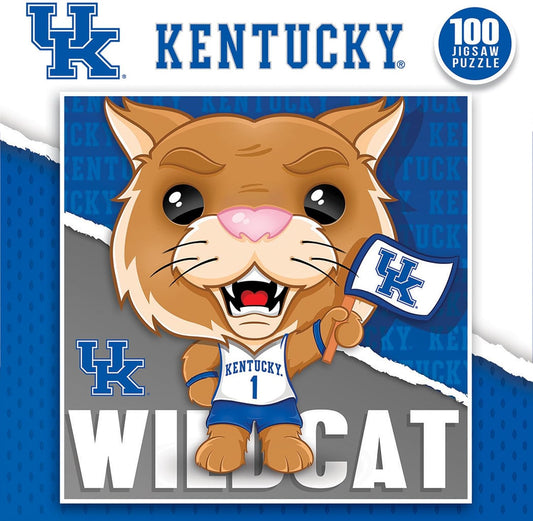 Officially Licensed Wildcat - Kentucky Wildcats Mascot 100 Piece Jigsaw Puzzle