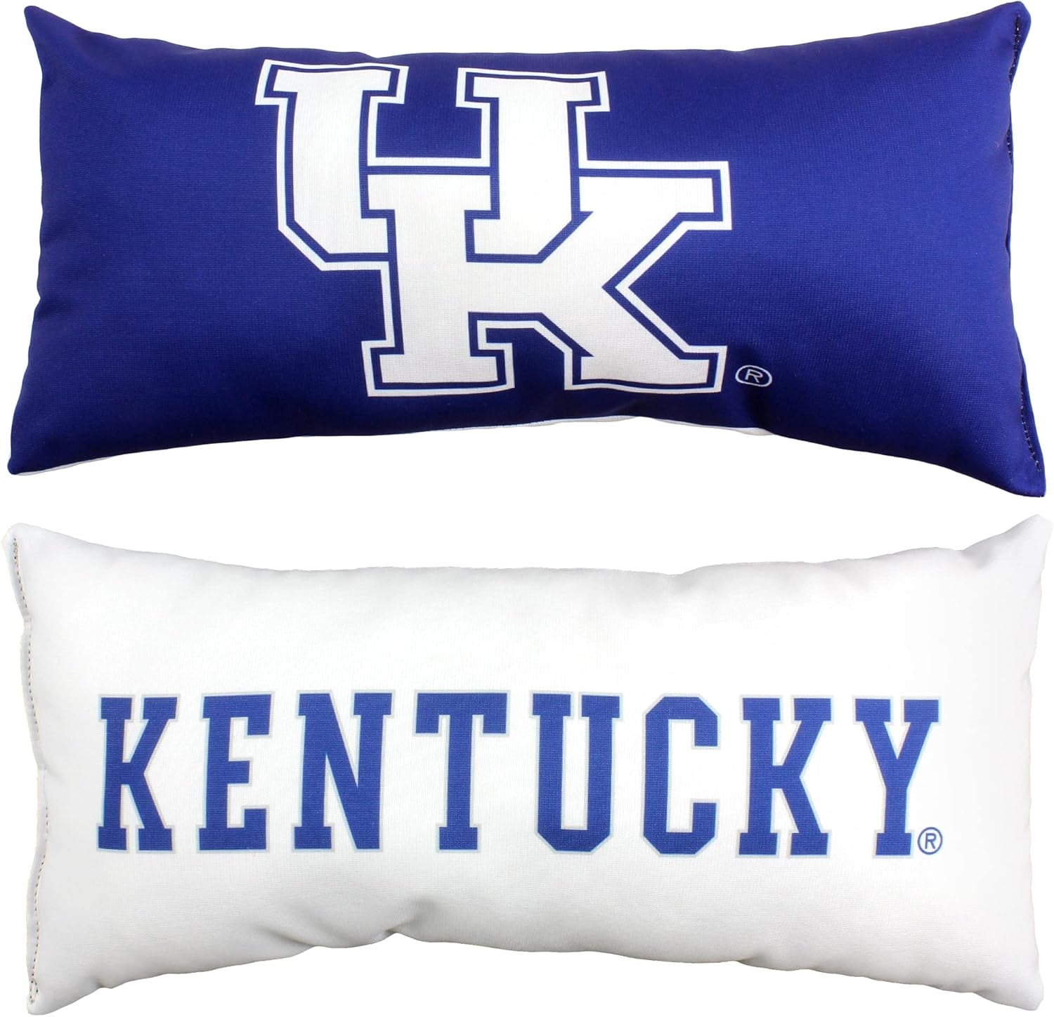 Everything Comfy Kentucky Wildcats 2 Sided Bolster Small Travel Pillow Decorative Pillow 16 X 6