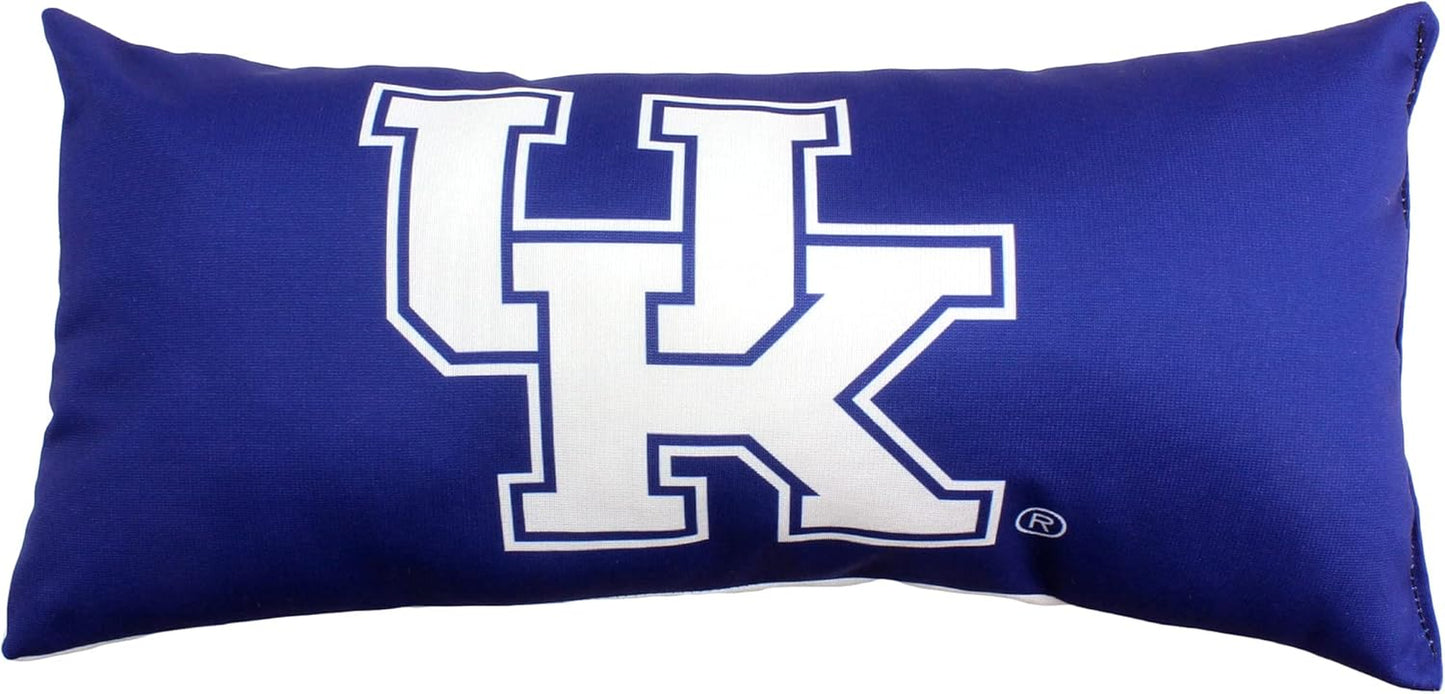 Everything Comfy Kentucky Wildcats 2 Sided Bolster Small Travel Pillow Decorative Pillow 16 X 6