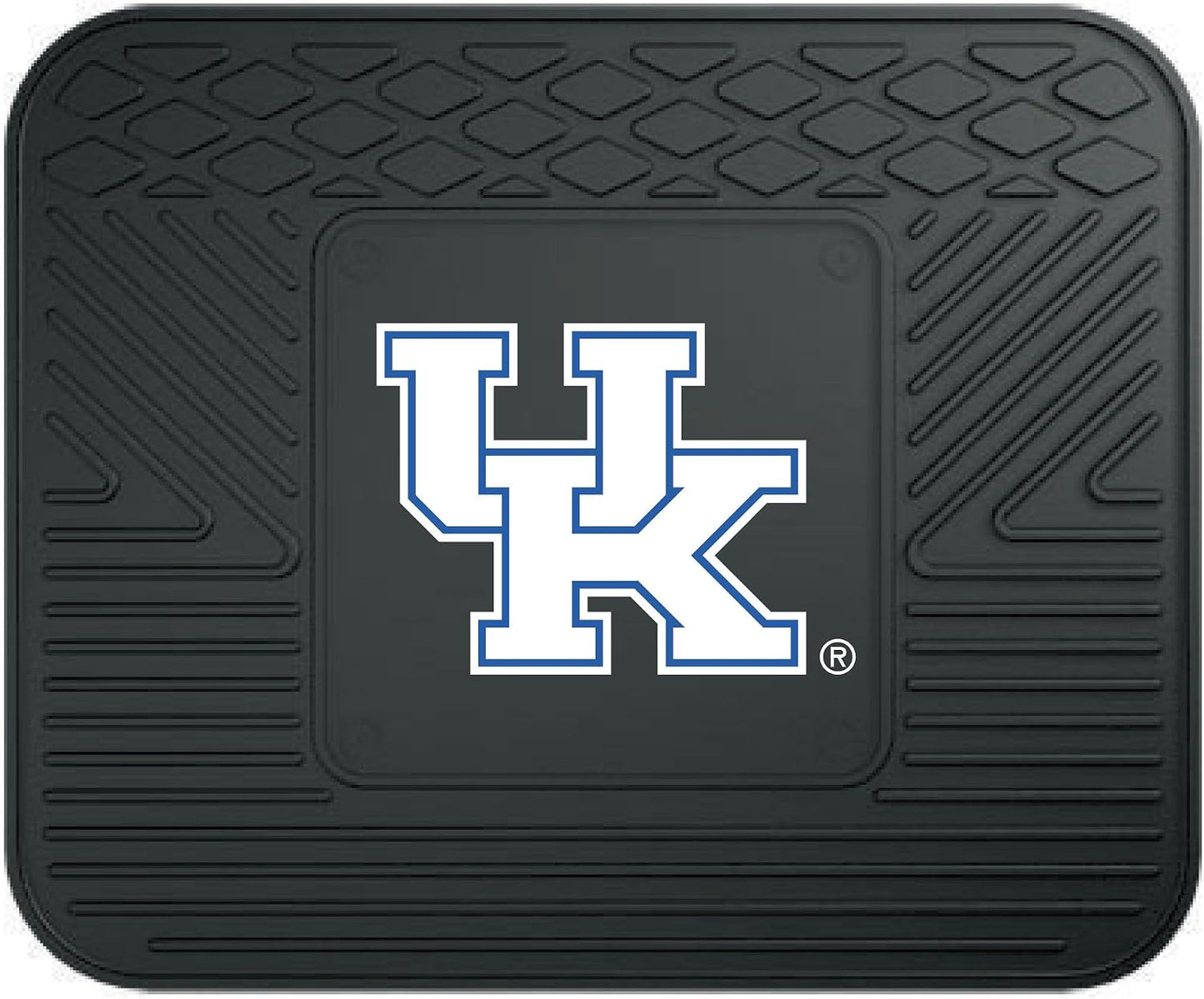 10076 Kentucky Wildcats Back Row Utility Car Mat - 1 Piece - 14In. X 17In., All Weather Protection, Universal Fit, Molded Team Logo