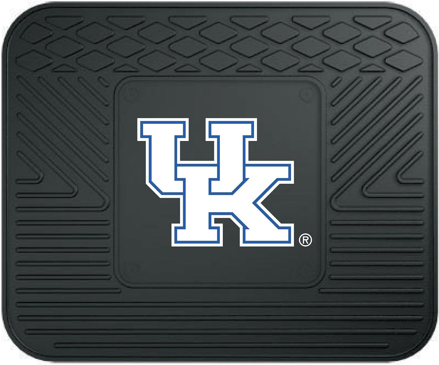 10076 Kentucky Wildcats Back Row Utility Car Mat - 1 Piece - 14In. X 17In., All Weather Protection, Universal Fit, Molded Team Logo